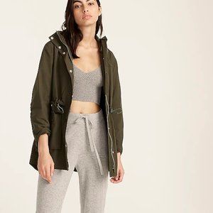 J Crew Perfect Lightweight utility jacket in dark moss/olive